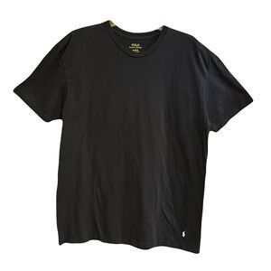 Polo Ralph Lauren SS Shirt Mens L Pony Logo Rugby Preppy T-Shirt Navy Blue